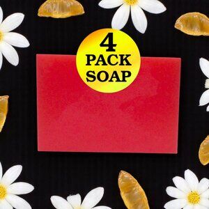 NEW Ginger & Jasmine scented handmade soap. Set of 4 soap bars.